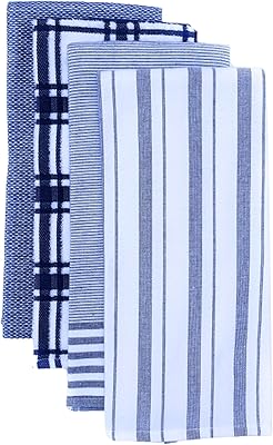 Williams Sonoma absorbent kitchen teales - Lot of 4 (bright blue).. DIAYTAR NIGERIA: Where every shopping need is met with affordable prices and timely delivery.