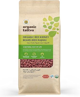 Rajma red tattva organic 1 kg bean.. Experience the simplicity of DIAYTAR NIGERIA's extensive marketplace with delivery within 8 days.