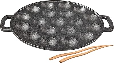 Cast iron stove Up Street / Ebelskiver / Perfect Pable for Crêpe Mini-poêles, Cake Molds and Takoyaki Machines with Danish garnish (19 locations).. Your digital shopping companion, DIAYTAR NIGERIA offers exceptional value with delivery in less than 8 days.