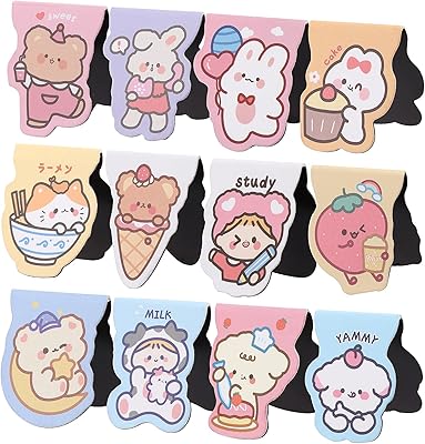 Magnetic bookmarks cute bookmarks with drawings of cartoons page clips for students.. DIAYTAR NIGERIA stands as your affordable shopping ally with nationwide delivery in just 5-8 days.
