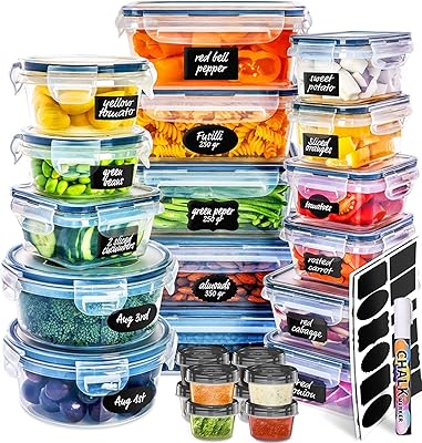 Set of conservation containers in Digiga plastic food with cover.. Your new favorite way to shop online — DIAYTAR Nigeria.