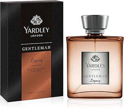 Yardley Gentleman Legacy perfume, a luxurious, oriental and wooded fragrance, with mandarin, cedar wood and cocoa, 100 ml.. DIAYTAR NIGERIA: Revolutionizing how Nigerians shop with affordable prices and prompt delivery services.
