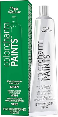 Semi-permanent hair dye Wella Color Charm, mixing shades, green.. DIAYTAR Nigeria offers great deals, a huge product variety, and delivery in under a week.