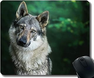 Personalized game mouse carpet Predator Wolf Animal Mouse Mouse I computer accessories for home and office.. DIAYTAR NIGERIA: Creating access to affordable products for every Nigerian with our swift delivery service.