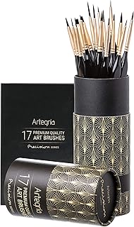 Set of artigria retail paint brushes - 17 miniature brushes with fine point with comfortable handles Stiletto brush for miniature Warhammer 40K models digital paint for adults - Acrylic watercolor oil.. Shop smarter with Nigeria's premier e-commerce platform, featuring affordable products delivered nationwide.