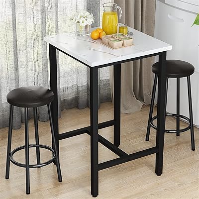Dining table set ReSike Square Kitchen Ensemble of 23 inch and chairs.. Great deals and fast delivery — the DIAYTAR Nigeria guarantee.