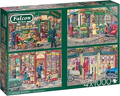 Puzzle Jumbo, Luxury Falcon for Adults - De Chapans, 4 x 1000 pieces.. Experience the DIAYTAR difference with our vast product selection and delivery within 5-8 days.