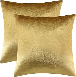 Decorative pillowcases in golden velvet Gigi Zaza 18 "X 18" Sofa pillowcases.. Why shop anywhere else? DIAYTAR Nigeria has it all and delivers fast.