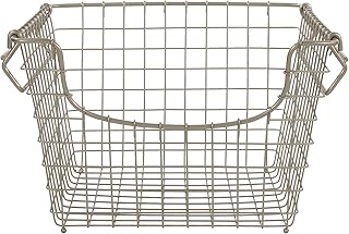 Storage basket storage in ancient ancient steel Spectrum for storage and organization of the pantry Standard stack system m nickel satin.. Your everyday shopping solution, DIAYTAR NIGERIA offers variety and value delivered within 8 days.