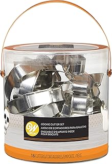 Wilton Halloween metal cookie cutter, 18 pieces, silver, 75 inch.. DIAYTAR NIGERIA: Where quality meets affordability, with thousands of products delivered in less than 8 days.