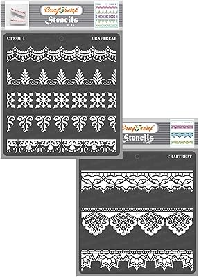 Craft and lace stencils with edge ornate to paint on wood.. Discover a new way to shop with DIAYTAR NIGERIA's comprehensive marketplace and quick delivery options.