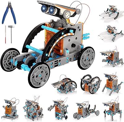 GLOWEY SOLAR ENERVICE ROBOT KIT 12 in 1 190 toys.. DIAYTAR NIGERIA: Where every Nigerian finds affordable products delivered within the week.