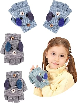 Children's half-deigits gloves, 2 pairs of hot winter gloves for children, winter gloves knitted without fingers for boys and girls, 4-9 years.. Unlock access to a wide range of products with DIAYTAR NIGERIA's affordable e-commerce platform.