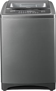 Gorenje washing machine from above, 16 kg, 8 washing programs, titanium gray, WTP16NS.. DIAYTAR NIGERIA makes quality accessible with low prices and reliable 5-8 day nationwide delivery.