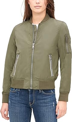 Polyester Levi's Aviator jacket for women with contrasting zipped jacket.. Transform how you shop with DIAYTAR NIGERIA's vast selection and budget-friendly delivery options.