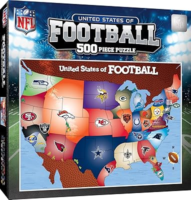 Puzzle masterpieces nfl sports map 500 pièces.. DIAYTAR NIGERIA: Where value meets variety with reliable nationwide delivery in under 8 days.