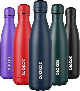 Bottles of water insulated in stainless steel PJPK BK 17oz/500ml, keep cold water for 24 hours and hot for 12 hours, water bottles for school - navy blue.. DIAYTAR NIGERIA: Your gateway to affordable products delivered reliably across Nigeria.