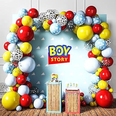 Kit of garland of cartoon carts Anna, 160 red, light blue, yellow and white pieces, Kit of latex balloons on the silver theme for children boys and girls, birthday party supplies.. Nigeria's most loved e-commerce platform delivers affordable shopping solutions to your doorstep.