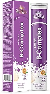 SUNSHINE nutrition -free effervescent tablets of the B complex, 20 tablets.. Affordable luxury and fast service — only on DIAYTAR Nigeria.