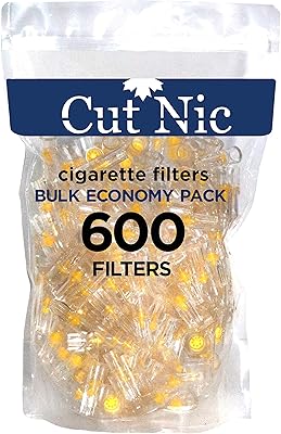 Disposable cigarette filters with 8 Cut Easy Draw - (600 filters) - including 2 travel cases.. DIAYTAR Nigeria: trusted by thousands for fast, reliable delivery.