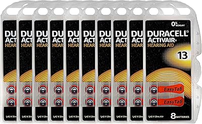 Batteries for auditory devices Duracell Active Air - Size 13 (80 batteries).. DIAYTAR NIGERIA: Where every Nigerian finds what they need at prices they can afford, delivered promptly.