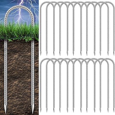 20pcs 12 "trampoline stakes in the shape of a stupid safety floor stakes trampoline stakes metal for garden tent campsite vacation decor.. DIAYTAR Nigeria is your reliable online shopping destination offering an extensive range of products across all categories. Enjoy fast nationwide delivery in just 5 to 8 days and some of the lowest prices in the market.