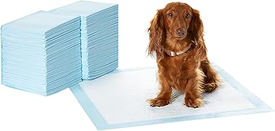 Amazonbasics dressing cushions for dogs and puppies, regular absorption, regular blue, AM100R.. DIAYTAR NIGERIA: Bringing quality products to every Nigerian with affordable nationwide delivery.