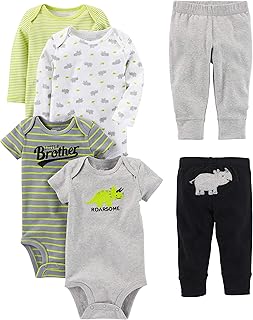 Set of underwear and 6-piece Simple joy pants by boys (short and long sleeves).. DIAYTAR NIGERIA: Where every shopping need is fulfilled with affordable prices and nationwide shipping.