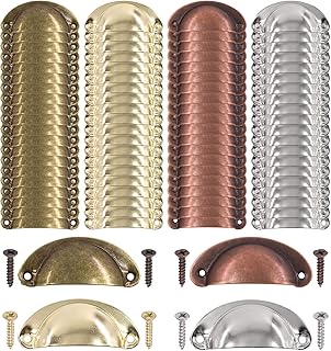 MARDART 60 pieces bronze buttons with screws, metal buttons in iron metal with half-moon design for drawers, doors, furniture, cabinet.. DIAYTAR NIGERIA puts thousands of products at your fingertips with affordable prices and delivery within a week.