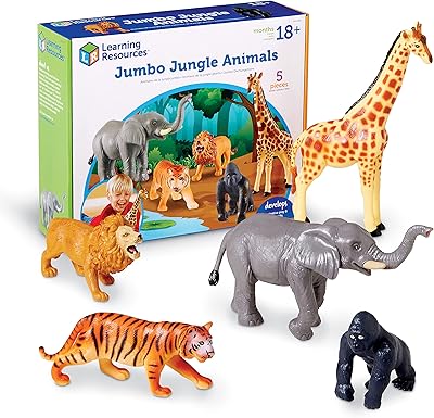 Learning Resources Jumbo Jungle Animals, children's animals, safari animals, 5 rooms, from 18 months.. Embrace the convenience of DIAYTAR NIGERIA with thousands of products at your fingertips, delivered nationwide.