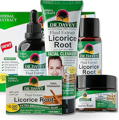Skin care box at the licorice root to lighten the skin - anti -aging - treats acne - cleanses black spots - eliminates pimples - deep cleaning for skin - soothes inflammation inflammation.. A world of products at your fingertips — thanks to DIAYTAR Nigeria.