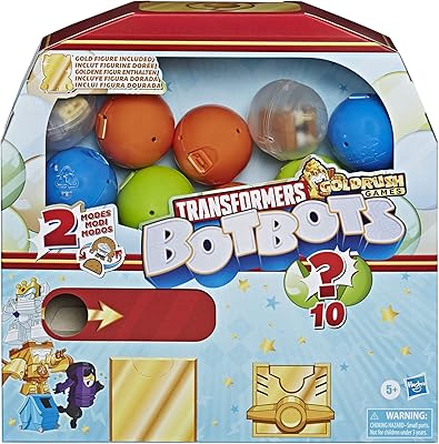 Transformers Bootbots Series 4 Surprise: Gum ball machine - 5 figurines, 4 stickers, 1 rare golden figurine - 5 years and over by Hasbro.. DIAYTAR NIGERIA combines extensive product options with budget-friendly prices, delivered in 5-8 days.
