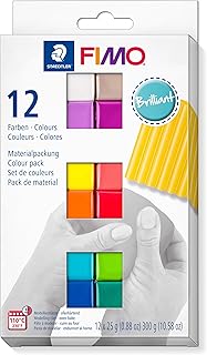 FIMO STEDTLER 8023 C12-2 Soft polymer plasticine - Magnificent Assorted Colors (12 x 25 g package).. Shop for less and receive more with DIAYTAR NIGERIA's expansive e-commerce platform and nationwide delivery.