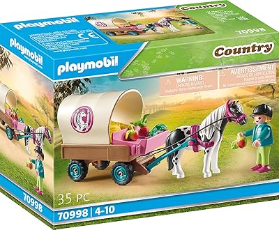 Playmobil Country Farm playmobil game set with spacious cart and removable cover, suitable for children 4 and over 70998.. Your trusted marketplace, DIAYTAR NIGERIA offers comprehensive selection with budget-friendly delivery.