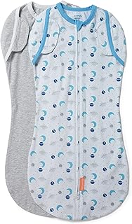 Swaddle foldable pocket Me - Grande, 4-6 months, pack of 2 (zoom on the moon).. DIAYTAR NIGERIA: Your affordable shopping destination with thousands of products delivered in days.