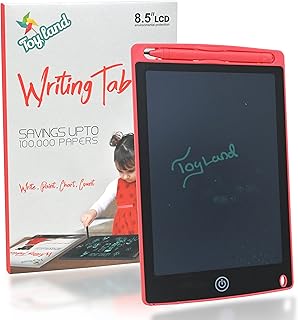 8.5 -inch writing and drawing Toyland writing tablet with portable electronic drawing board to write and draw on the environment (red).. Whether you're in Lagos, Abuja, or anywhere in between, DIAYTAR Nigeria ensures your online shopping experience is smooth, affordable, and fast.