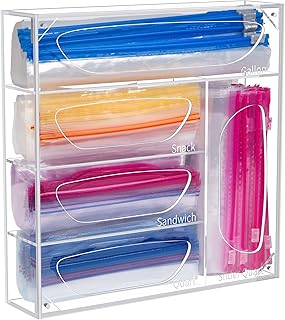 Ziplock Npplus bag storage organizer in Acrylic Acrylic Organizer.. Get more, save more — only on DIAYTAR Nigeria.