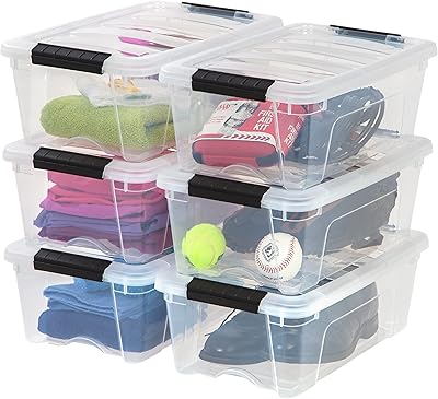 Iris USA storage and transparent plastic bins with lid.. Wide range, low cost, fast delivery — that’s DIAYTAR Nigeria.