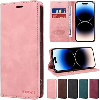 Leather flap case with magnetic card holder for Oppo A94 (4G network) by Dzdyd - Rose Gold.. Online shopping made simple and affordable — DIAYTAR Nigeria.