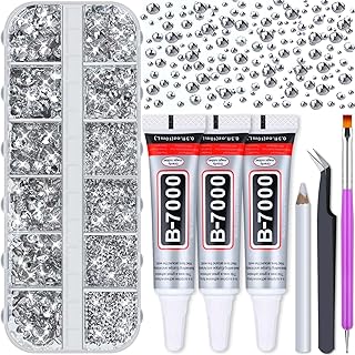 B7000 jewelry adhesive with craft rhinestones, Odab, 2100 Crystal rhinestones with epilate pliers Tools of transparent glue to make jewelry in clothing fabric.. DIAYTAR NIGERIA: The marketplace that brings affordable products to every Nigerian home in under 8 days.