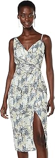Midi-green print Dress Little Mistress for Women Size XS.. DIAYTAR NIGERIA: Bringing quality products to every Nigerian with affordable nationwide delivery.