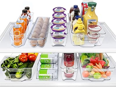 Sorbus refrigerator and freezer refrigerator organizer storage containers storage storage without BPA BPA organizer for refrigerator and freezer (8 parts).. Fast, affordable, and reliable — that’s the DIAYTAR Nigeria experience.