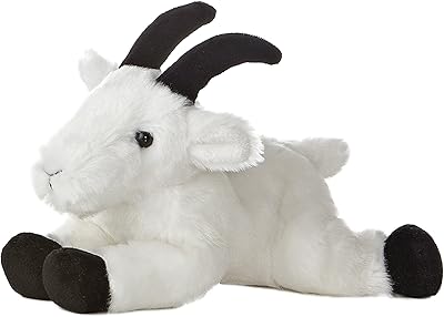 Aurora, mini flopsia 31325 goat toy, 8 inch, plush, white.. Experience convenient online shopping on DIAYTAR Nigeria — wide selection and affordable delivery.