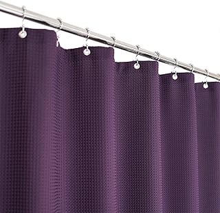 Woven shower curtain embossed barossa design for hotels and spas, robust fabric 230 g/m2, water -repellent, purple, 71 x 72 inches.. DIAYTAR NIGERIA: Where value meets variety with reliable nationwide delivery in under 8 days.