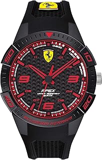 Apex quartz watch with silicone bracelet for men, black, 18 (model: 0830747), black, quartz watch.. No stress, just speed — DIAYTAR Nigeria ships in days.