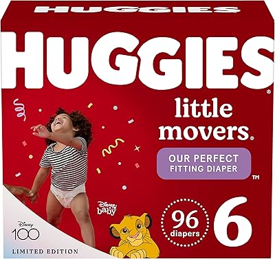 Baby layers Size 6 (96 units) (35 pounds and more), Huggies Little Movers, 48 ​​units (pack of 2).. Experience DIAYTAR NIGERIA, where extensive product variety meets pocket-friendly prices and reliable delivery.