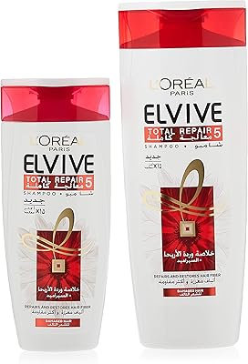 L'Oréal shampoo for all hair types - 400 ml + 200 ml.. Everyday deals, every category — only on DIAYTAR Nigeria.