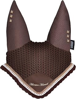 Harrison Howard classic embroidered scarf with ties - brown with studded ears.. DIAYTAR NIGERIA: Redefining online shopping with unbeatable prices and consistent delivery times.