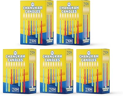Set of 44 Hanukkah Menarah candles with matching colors with prayer card.. Discover endless possibilities with DIAYTAR NIGERIA's comprehensive catalog and reliable delivery service.