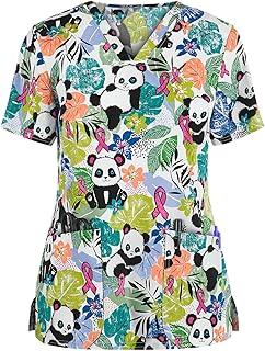 Work uniform blouse for women, short -sleeved highs and V -collar, relaxed costumes, daily outfit for girls, multicolored, 3xl.. DIAYTAR NIGERIA: Where countless products meet affordable prices and reliable nationwide shipping.